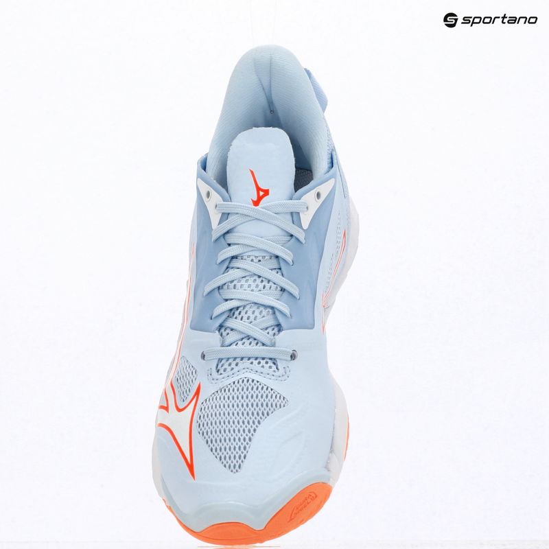 Scarpe da pallamano donna Mizuno Wave Mirage 5 blue finch/white 15