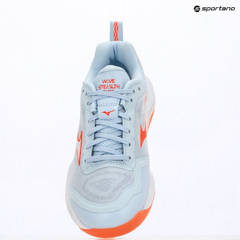 Scarpe da pallamano donna Mizuno Wave Stealth Elite blue finch/white 15
