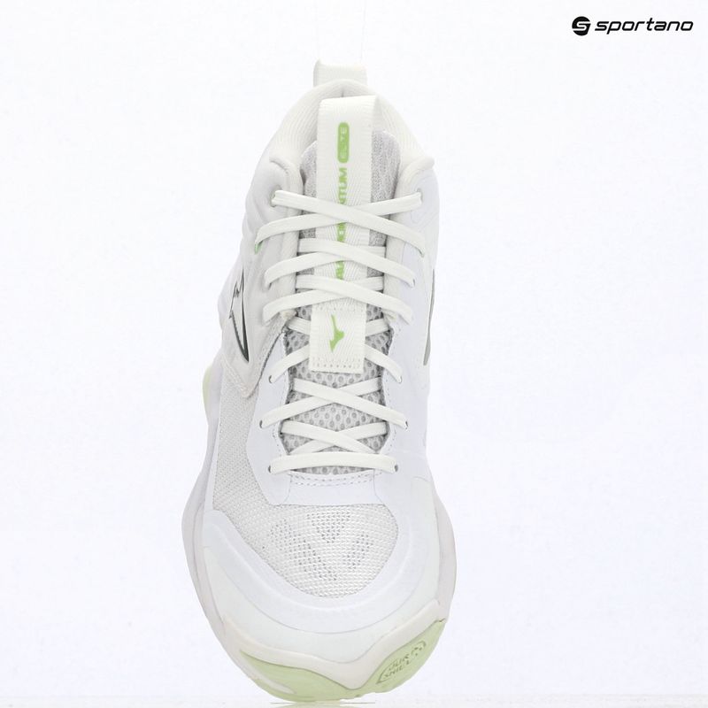 Scarpe da pallavolo donna Mizuno Wave Momentum Elite Mid white/balsam green/ambrosia 15
