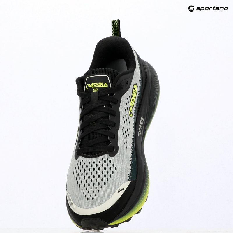 Scarpe da corsa uomo Brooks Cascadia 20 grey/black/nightlife 15