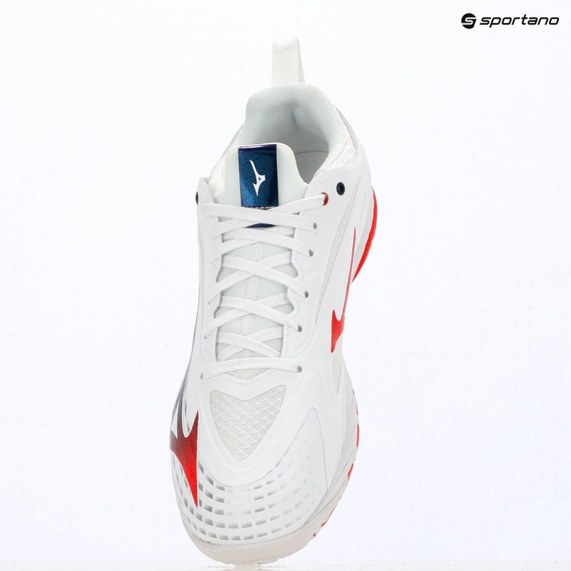 Scarpe da tennis uomo Mizuno Wave Drive Neo 4 white/insignia blue/orange 13