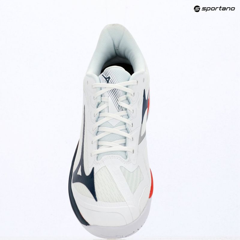 Scarpe da tennis uomo Mizuno Wave Exceed Court AC white/insignia blue/orange 14