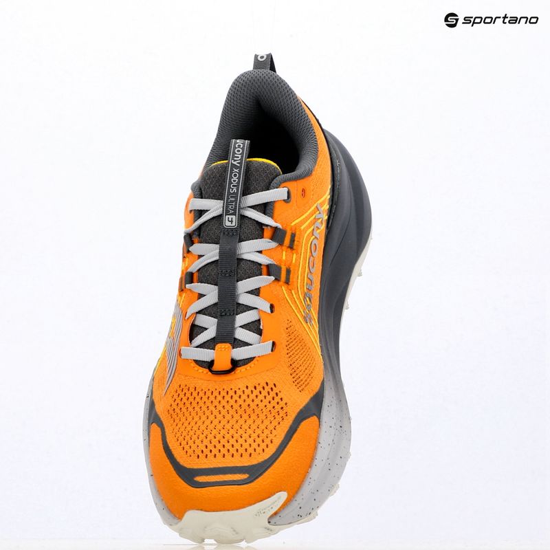 Scarpe da corsa uomo Saucony Xodus Ultra 4 fuego/carbon 16