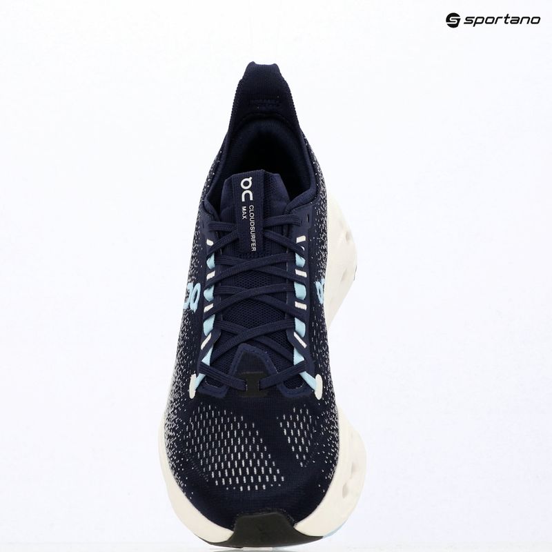 Scarpe da corsa uomo On Cloudsurfer Max midnight/ivory 14