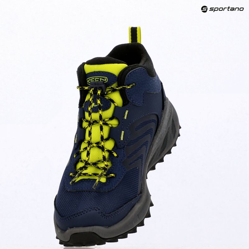 Scarponcini da trekking per bambini KEEN Zionic Mid Wp naval academy/evening primrose 13