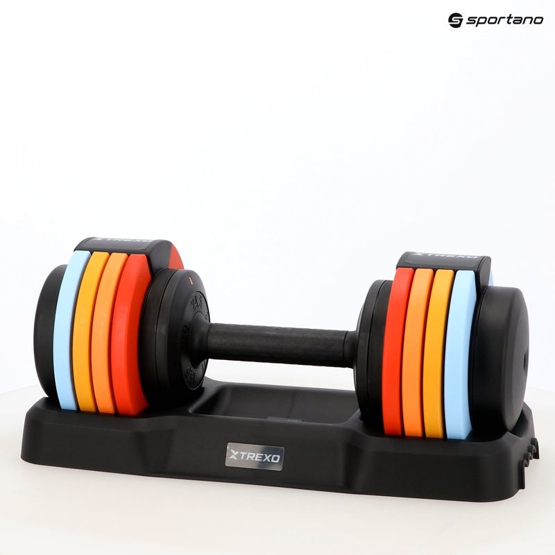 Manubrio regolabile XTREXO 25 kg multicolore 13
