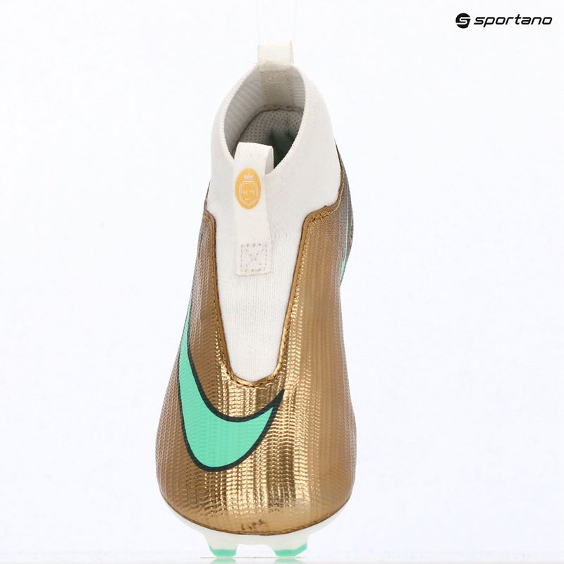Scarpe da calcio bambino Nike Jr. Mercurial Superfly 11 Academy "Kylian Mbappé" metallic gold/green glow 15