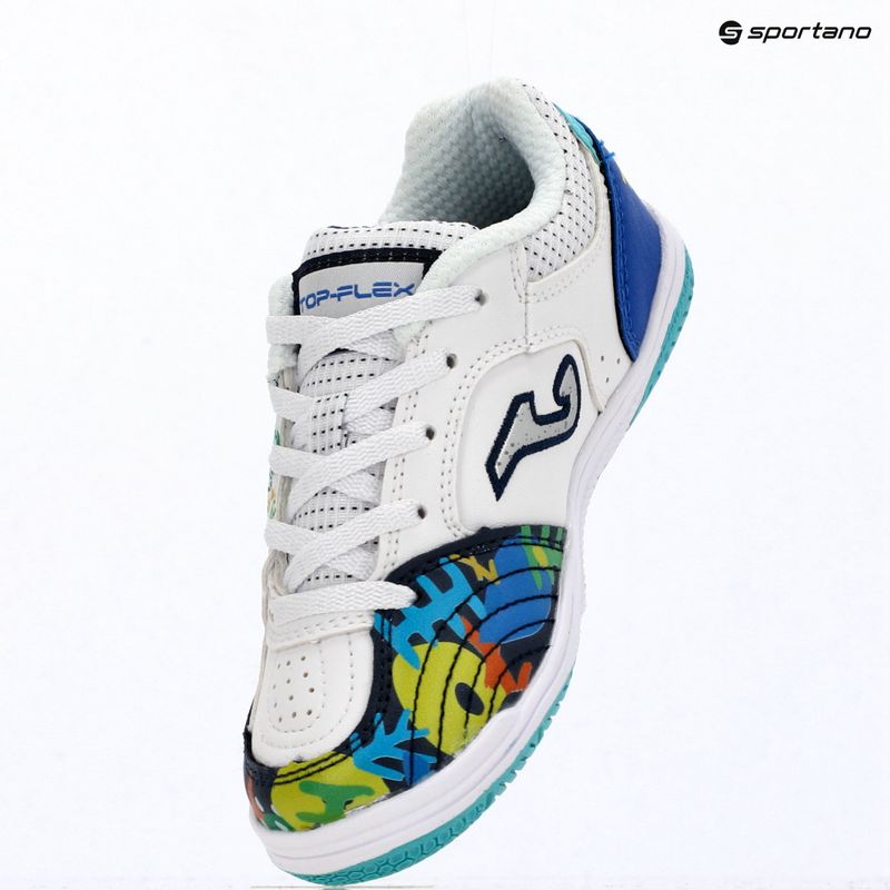 Scarpe da calcio bambino Joma Top Flex Jr IN white 14