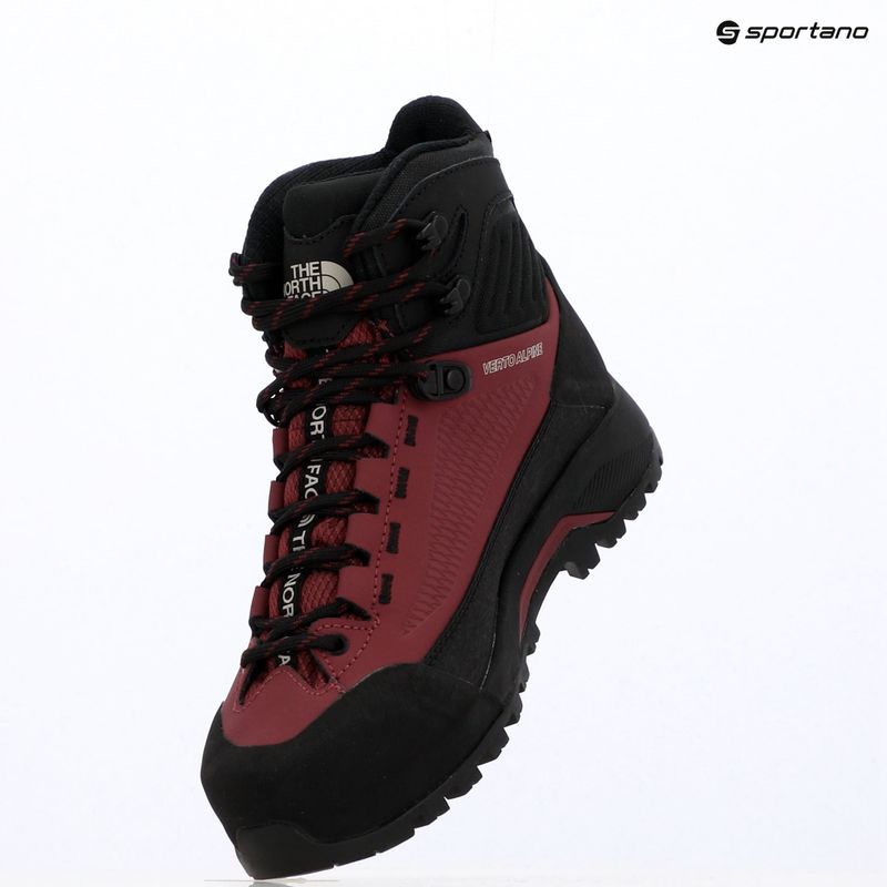 Scarpe da avvicinamento donna The North Face Verto Alpine Mid GTX burgundy crush/tnf black 15
