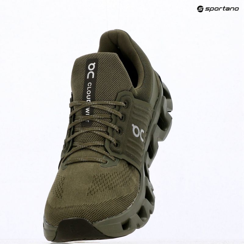 Scarpe da corsa uomo On Cloudswift 4 olive/thorn 9