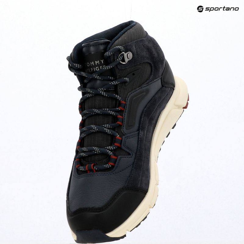 Scarpe da uomo Tommy Hilfiger Mix Chuk Waterproof navy blue 9