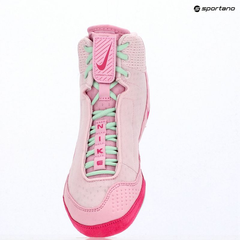 Scarpe da lotta Nike Inflict 4 pink foam/desert pink/pink rise/rrtic green 9