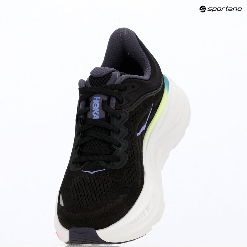 Scarpe da corsa donna HOKA Bondi 9 black/neon dragonfruit 15