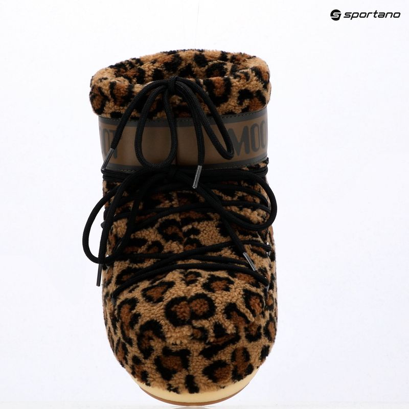 Doposci da donna Moon Boot Icon Low Fleece Leopard cognac/cocoa 11