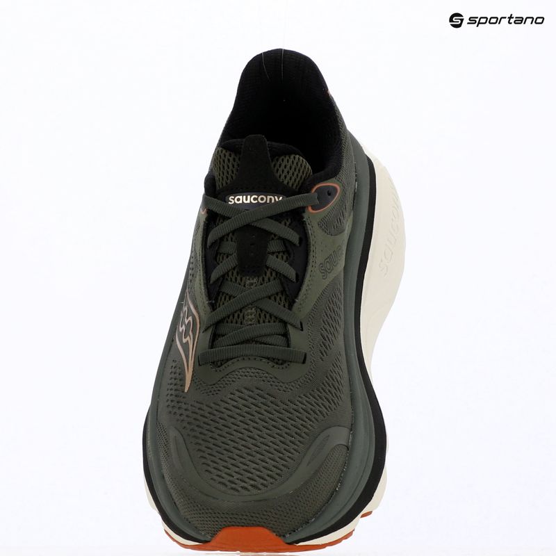 Scarpe da corsa uomo Saucony Hurricane 26 fatigue/black 15