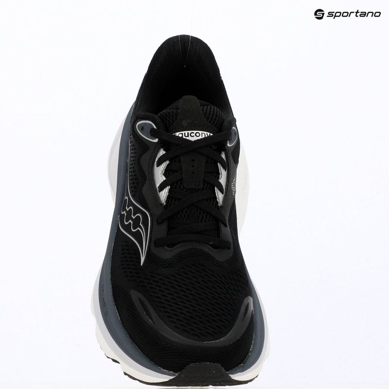 Scarpe da corsa uomo Saucony Hurricane 26 black/silver 15