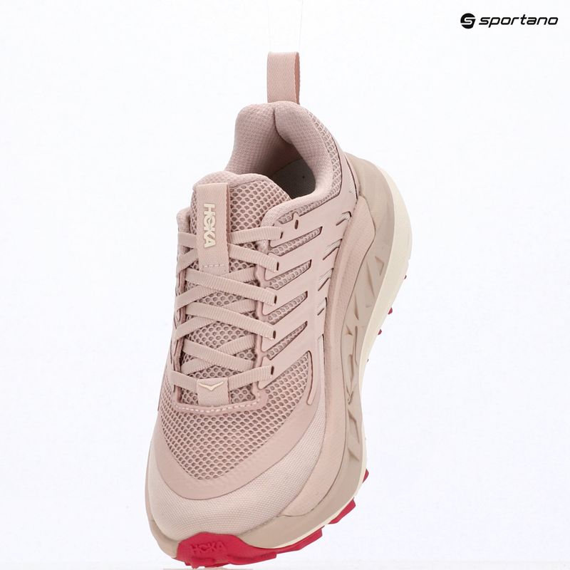 Scarpe da corsa donna HOKA Stinson 8 pink opal/alabaster 18