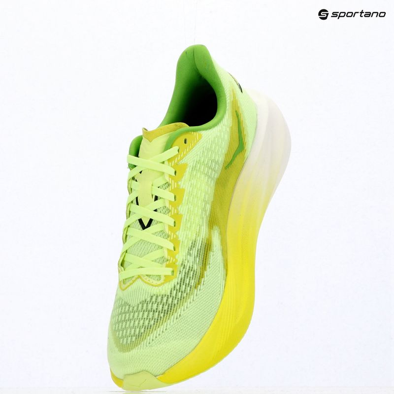 Scarpe da corsa uomo HOKA Mach 7 neon yuzu/hoka citrus 18