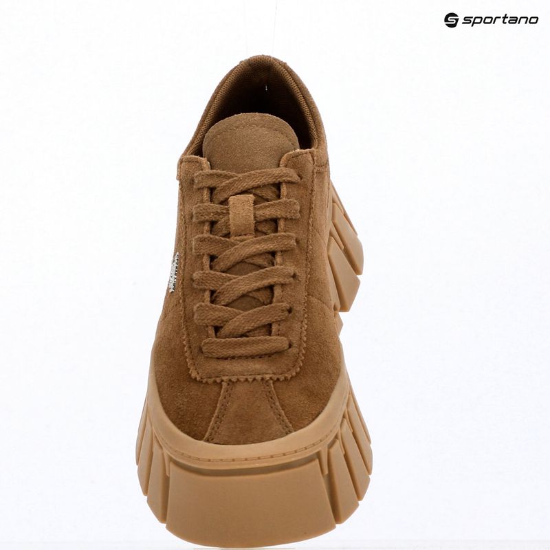 Scarpe da donna Tommy Jeans Platform Sneaker Suede warm khaki 9