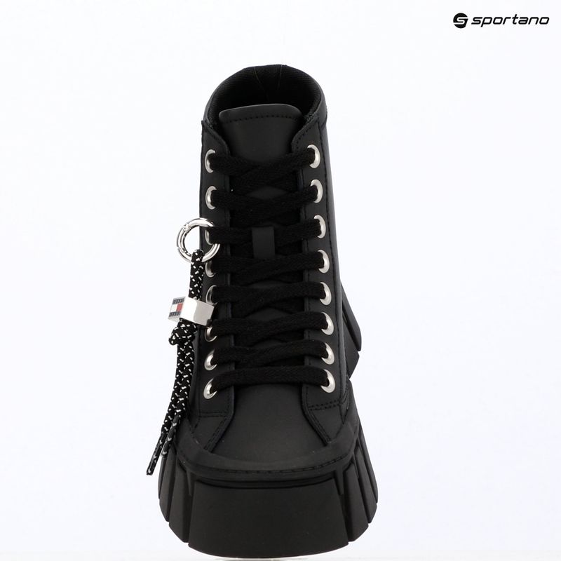 Scarpe da donna Tommy Jeans Platform Sneaker Leather Mc black 9