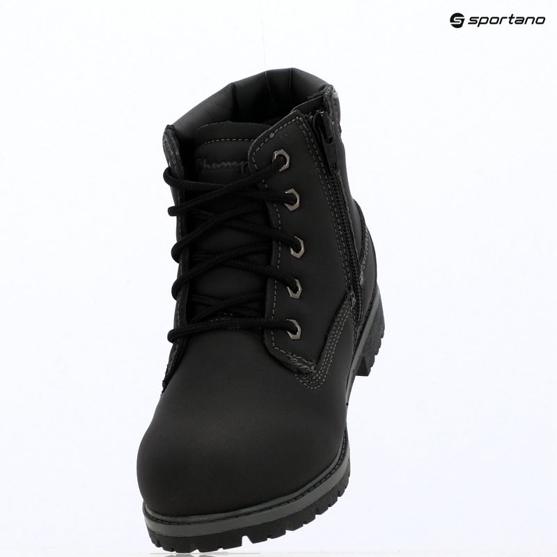 Scarpe per bambini Champion Upstate 3.0 PS Mid Cut triple black 9