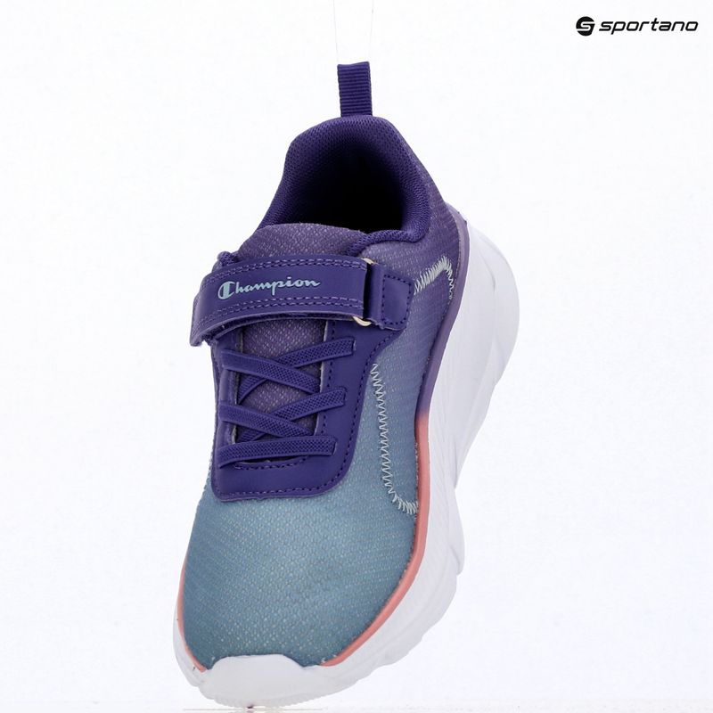 Scarpe per bambini Champion HRO J G PS Low Cut windward blue/purple 9