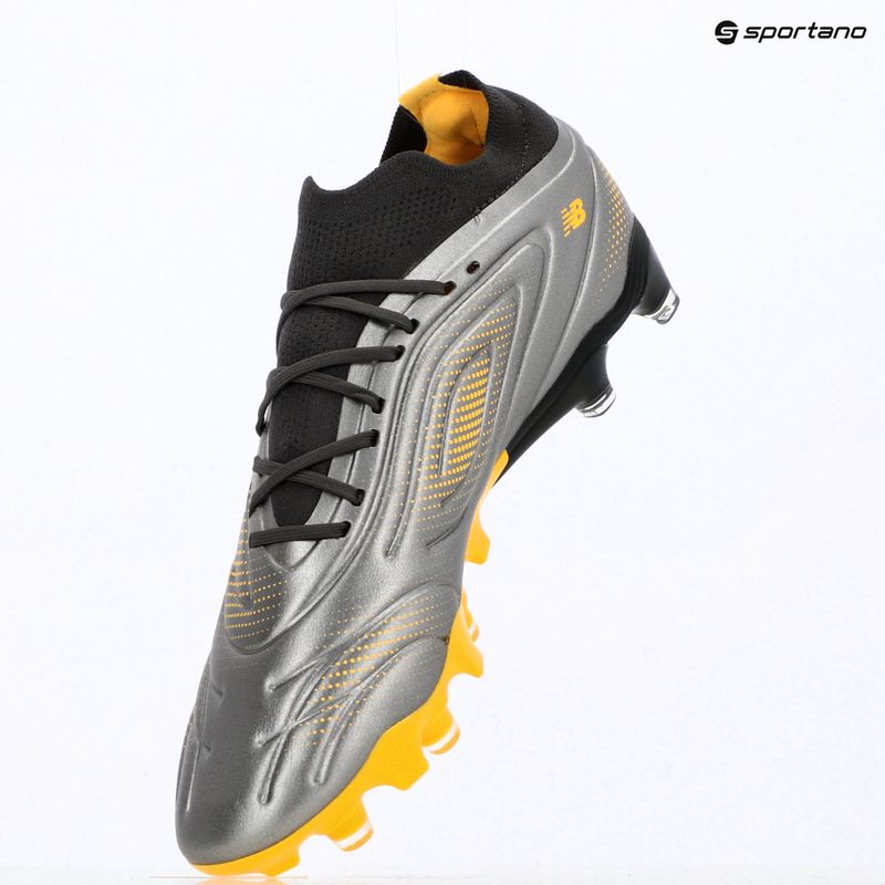 Scarpe da calcio New Balance Tekela Team Low V5 FG harbor grey/black cement 14