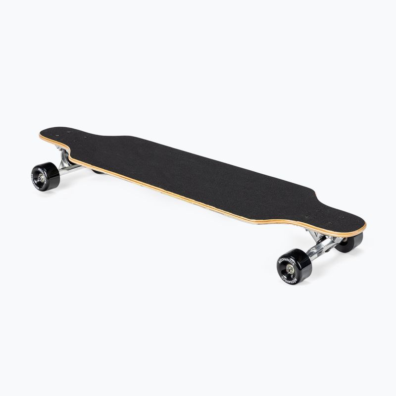Meccanica Crossy longboard 40 x 9 nero/verde 2