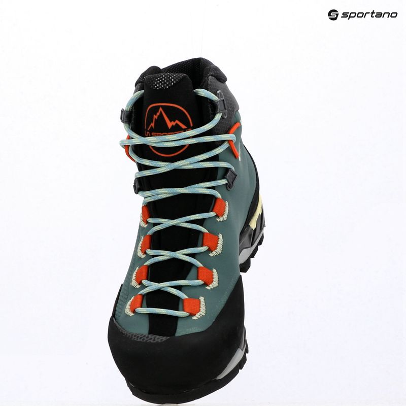 Scarponi da alpinismo donna La Sportiva Trango Tech Leather GTX juniper/zest 16