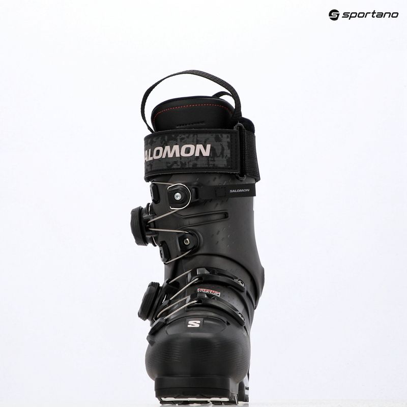 Scarponi da sci donna Salomon S/PRO Supra Dual Boa 115 W black/beluga met/raspberry 7