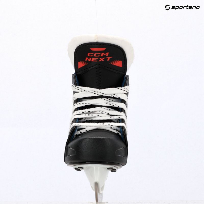 Pattini da hockey per bambini CCM Next YTH nero 9