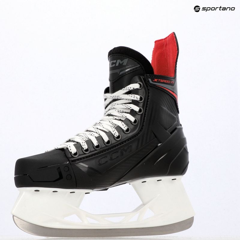 Pattini da hockey CCM JetSpeed FT SR Regular black 10