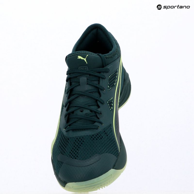 Scarpe da pallamano PUMA Eliminate NITRO SQD 4 green 9
