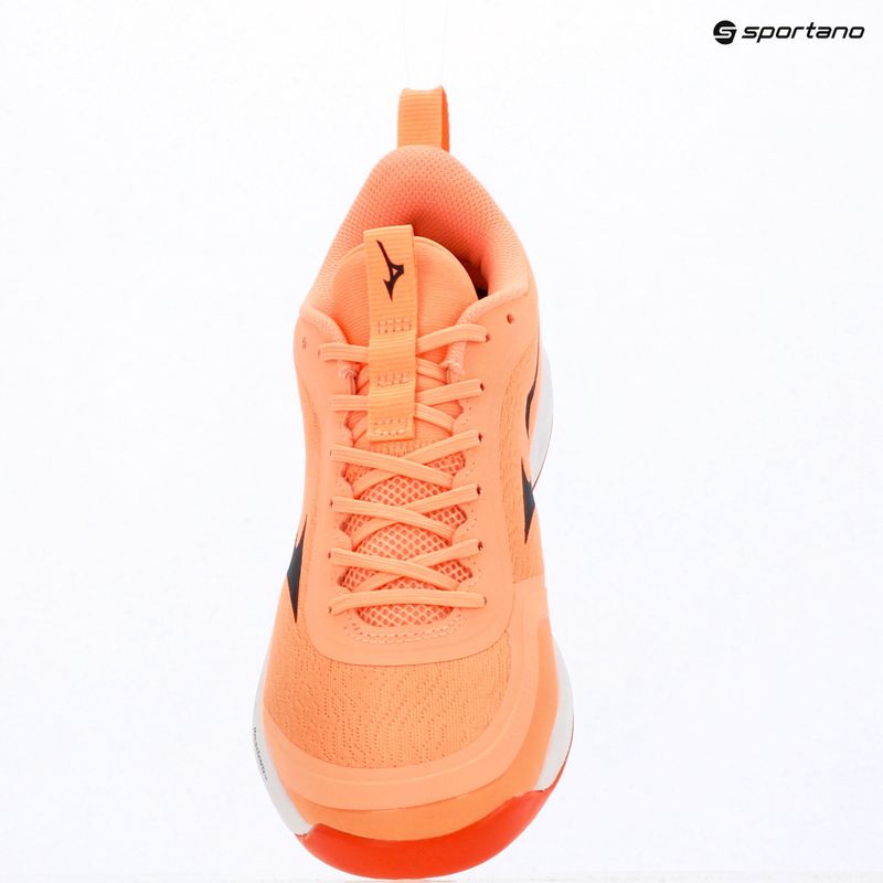Scarpe da pallavolo Mizuno Wave Luminous Pro desert flower/carbon/white 3