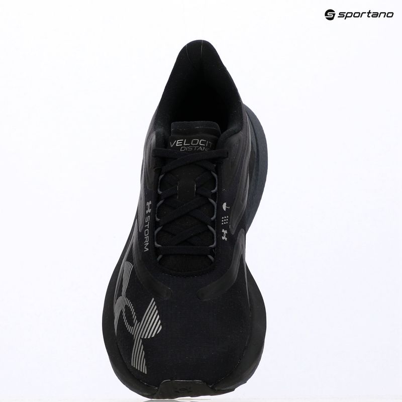 Scarpe da corsa Under Armour Velociti Distance Storm black/castlerock/metallic gun metal 9
