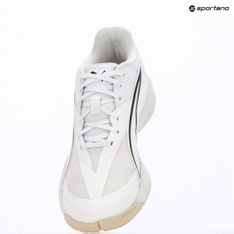 Scarpe da pallamano uomo PUMA Eliminate NITRO SQD 4 white 9