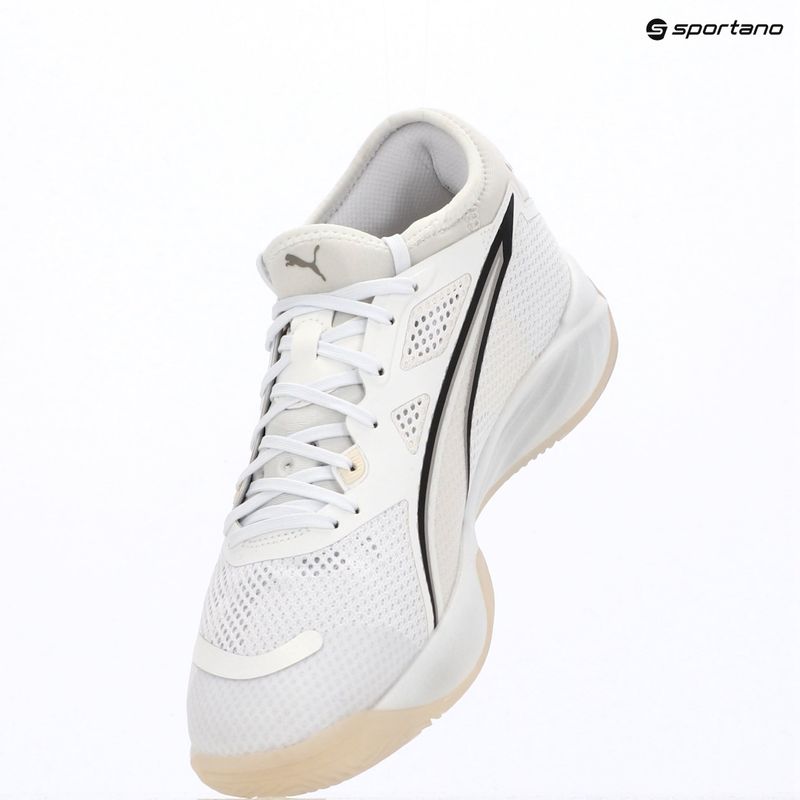 Scarpe da pallamano uomo PUMA Accelerate Pro 5 white 9