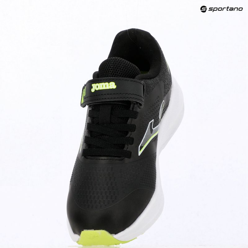 Scarpe da corsa per bambini Joma Speed Jr nere/verdi 15