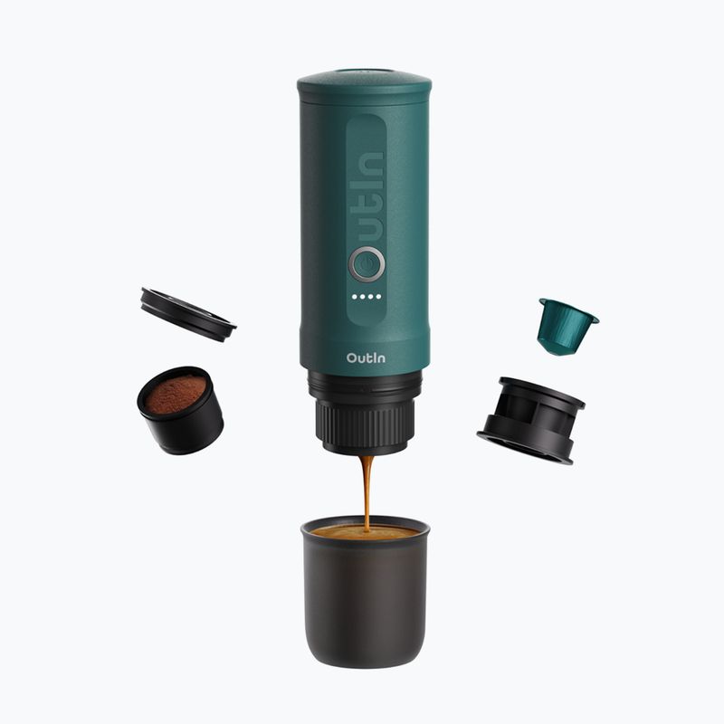 Macchina da caffè portatile OutIn Nano Portable Espresso outi teal 2