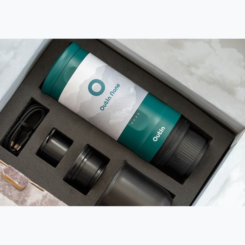 Macchina da caffè portatile OutIn Nano Portable Espresso outi teal 8