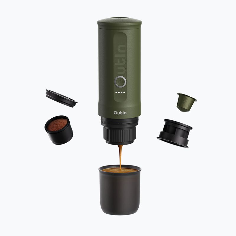 Macchina da caffè portatile OutIn Nano Portable Espresso forest green 2