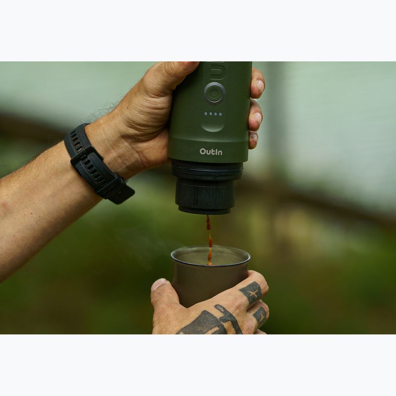 Macchina da caffè portatile OutIn Nano Portable Espresso forest green 7