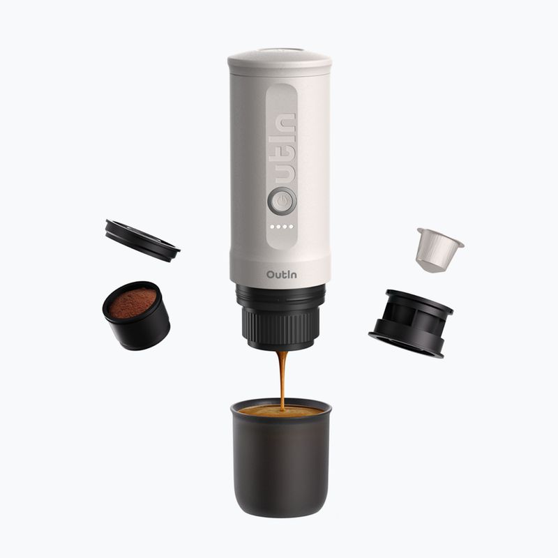 Macchina da caffè portatile OutIn Nano Portable Espresso peal white 2