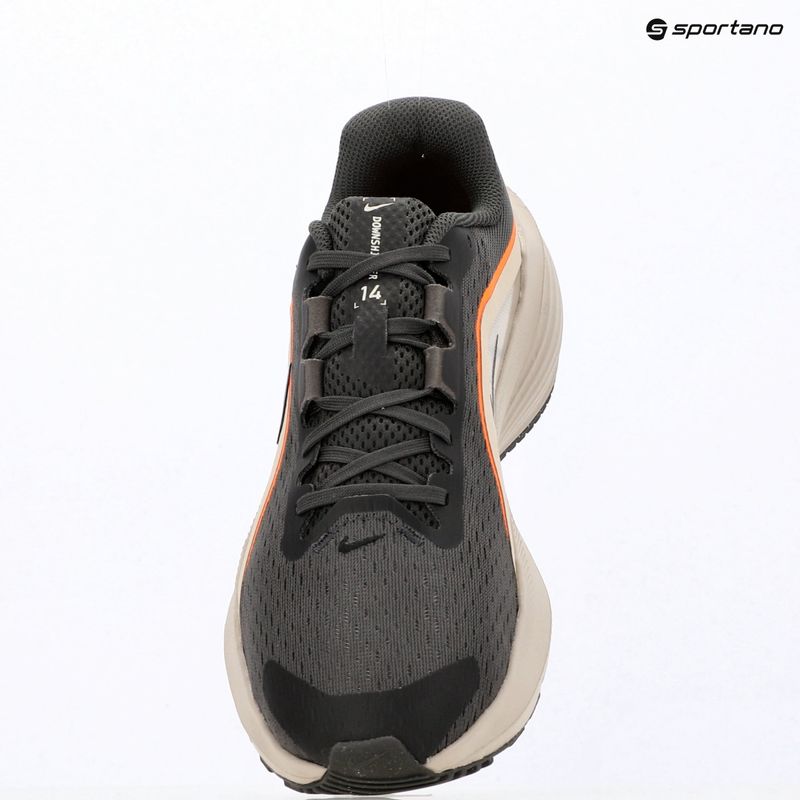 Scarpe da corsa uomo Nike Downshifter 14 medium ash/cream Ii/total orange/black 6