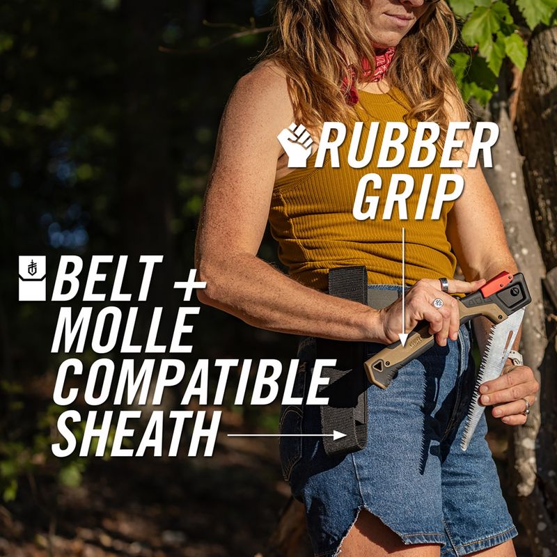 Seghetto Gerber Bushcraft Saw coyote brown 6