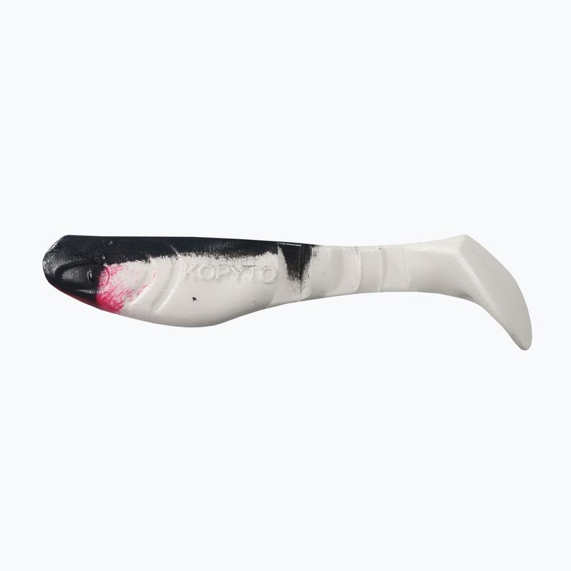 Esca in gomma Relax Hoof 3 Standard 4 pezzi nero/bianco