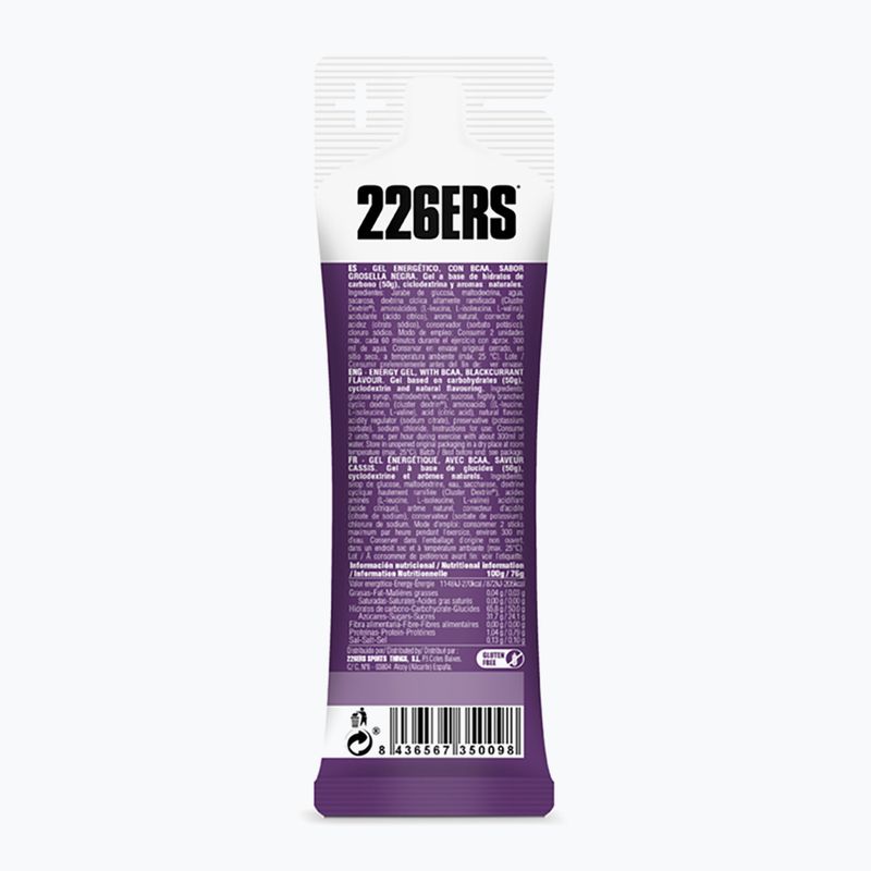 226ERS High Energy BCAA gel energetico set 24 pz. x 76 g ribes nero 3