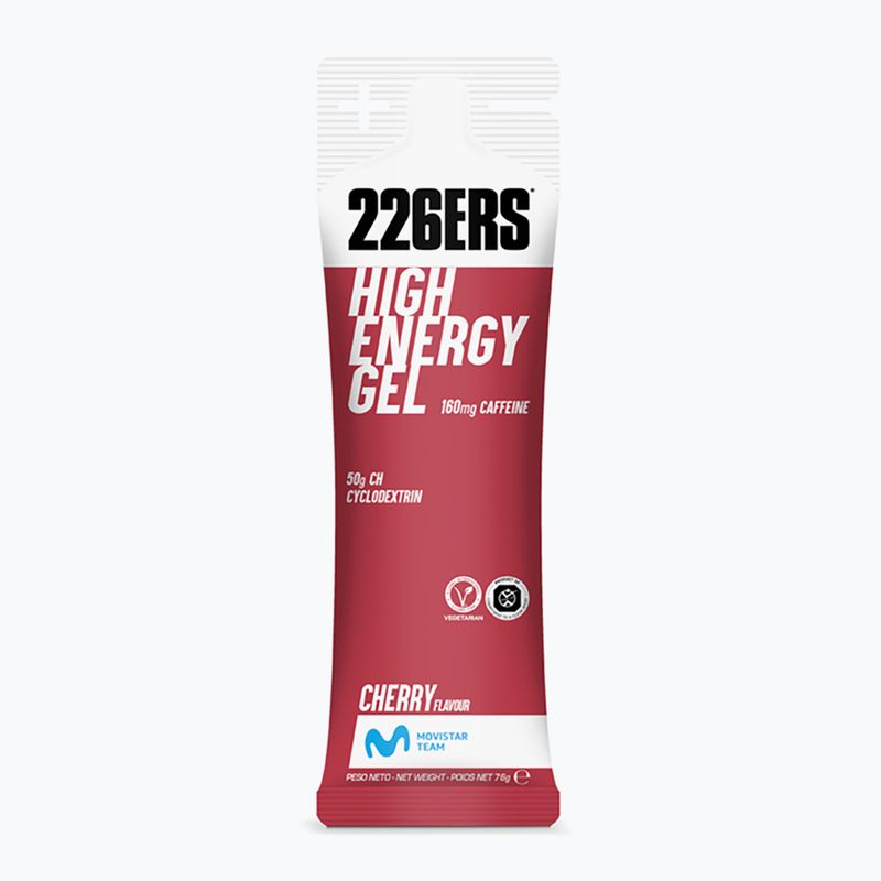 226ERS High Energy Set di gel energetici alla caffeina 24 pz. x 76 g ciliegia 2