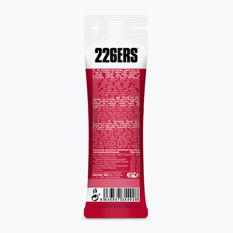226ERS Set di gel energetici isotonici alla caffeina 24 pz. x 68 g cola 3