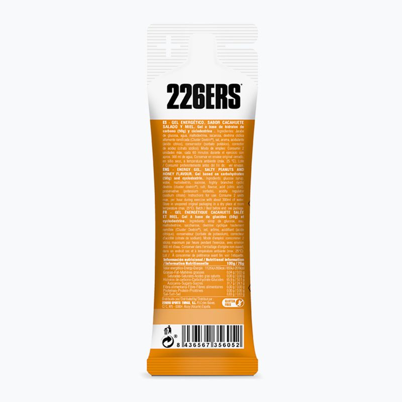 226ERS High Energy Set di gel energetici salati 24 pz. x 76 g arachidi/miele 3